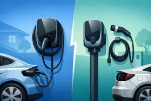 Tethered vs Untethered EV Charger Compared